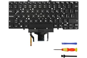 LIAN MO Teclado para portátil Dell Latitude 5400 5401 5410 5411 7400 7410 con retroiluminación (España latina, retroiluminación)