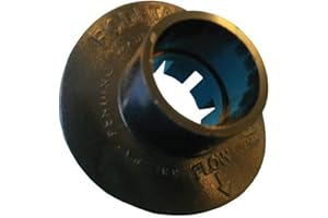 PRIMAFLOW Big Boss Soil Pipe Adaptor - 110mm to 1 1/2" Black