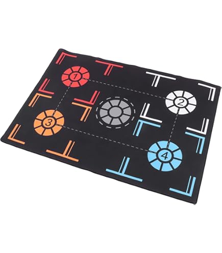 Tapis D’entraînement De Basket – 120x86 Cm, Antidérapant, Portable – Pour Améliorer Votre Jeu De Jambes !