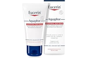 Eucerin Aquaphor Soothing Skin Balm 45ml, Repairing Cream for Dry, Cracked and Irritated Skin, Fragrance-Free Ointment Ideal for Hands, Feet, and Body, Fragrance-Free, Water-Free Formula