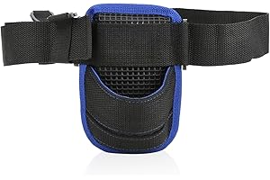 Agatige Cinturón De Pesca, Cinturón De Combate para Caña De Pescar, Correa De Cintura para Pesca, Soporte para Caña De Pescar, Cintura Ajustable, Soporte para Poste De Cintura para Aparejos De Pesca