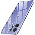 TheGiftKart Shockproof Crystal Clear Back Cover Case for Motorola Moto Edge 50 Pro 5G | 360 Degree Protection | Transparent Cover for Moto Edge 50 Pro 5G (PC & TPU, Transparent Bumper)