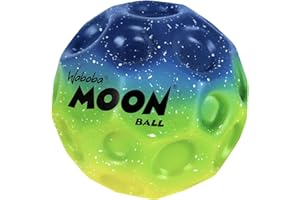 Waboba Gradient Ball - Pelota Super Rebote - Pelota de Colores neón para Uso en Interiores y Exteriores Todas Las Edades - Emite Sonidos al rebotar - Fácil de agarrar - Undersea