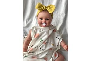 MineeQu 19 cali 50 cm Żywy Premie Rozmiar niemowlęcy Rysunek odręczny Włosy Słodki uśmiech Reborn Baby Dolls Silikonowy winyl Pełne ciało Realistyczny Noworodek Lalki wyglądają jak prawdziwe Przytulne ciało Zestaw podarunkowy Anatomicznie poprawne