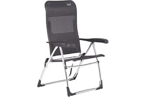 Crespo - Silla de Playa AL-206 - Gris Oscuro - 7posiciones - multifibra