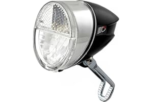 Nean Lampa rowerowa Dynamo CREE LED z 75 luksami, automatyczne włączanie/wyłączanie, wodoodporne