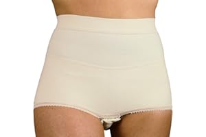 MANIFATTURA BERNINA Derby 65142 - Bandage herniaire femme Slip hernie inguinale en Tissu élastique haute compression avec ouverture
