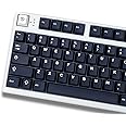 mintcaps Deep Navy Blue Keycaps Set Cherry Profile Doubleshot 132 Keys Custom Keyboard Keycaps for Cherry MX Gateron Kailh Switches Mechanical Keyboards