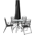 Housse Parasol Déporté 3m-4m 600D Imperméable Anti-UV - Protection Robuste