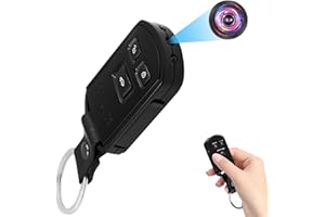UYIKOO Cámara Espía Oculta Llave de Coche,1080P Mini Espía Llavero Camaras Ocultas Detección de Movimiento Vigilancia y Seguridad Hogar Grabación de Audio