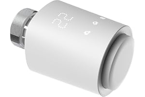 ESSENTIALS SMART HOME SOLUTIONS Heizkörperthermostat für eine intelligente Temperatursteuerung mit Zeitprofilen – Heizungsthermostat mit Urlaubsmodus & Frostschutz – 9 Temperaturprofile – Essentials