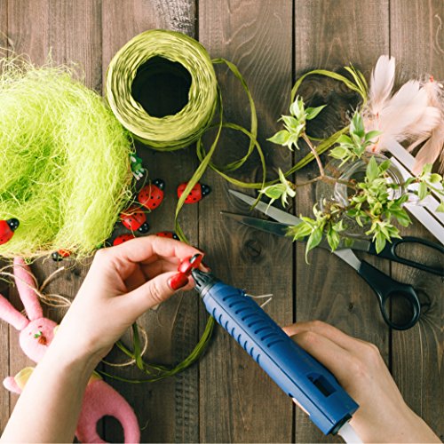OfficeTree ® 50 Heißklebepistolen-Sticks – 7 x 150 mm – Extra-Power Klebstoff für gängige Heißklebe-Pistolen zur sauberen Verklebung diverser Materialien – lösemittelfrei transparent schnelltrocknend - 5
