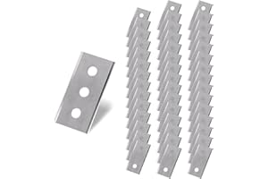 GMXJGZ 45 Stück Ceranfeldschaber Klingen Doppelseitige Schaberklingen Ersatzklingen Ceranfeldschaber Universell Passend Reinigungsschaber für Glasschaber und Ceranfeldschaber Schaber Ersatzklingen