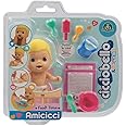 Cicciobello Amicicci, CC001 Baby with Meal Set and Accessories, Random Models, Toy for Children and Above