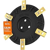 BEOS® PREMIUM Mähroboter Tuning - Messerteller für 6x Klingen - glasfaserverstärkte Messerscheibe - Rasenroboter Drehscheibe