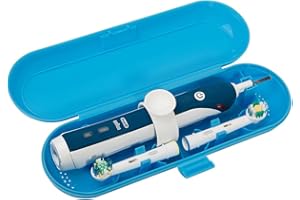 Nincha Étui de Voyage pour Brosse à Dents Électrique - Boîtier de Rangement Durable en Plastique pour Brosse à Dents Électrique - Bleu