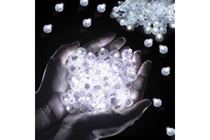 HIQE-FL 120 Stück Runde LED Ballons Lichter,Mini led Ballonlichter,LED Ballons Lichter,Halloween,Weihnachten,Geburtstagsfeiern,Hochzeitsdekoration