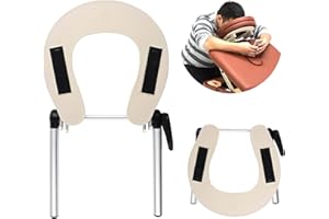 HOINCO Aluminium Table De Massage Visage Berceau De Luxe, Support D'espace De Visage, Berceau D'appui-Tête Réglable pour Tables De Massage