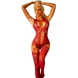 Body Scintillant à Manches Longues - Effet Huile Brillant, Soie Douce, Taille Unique XS à XL - Lingerie Sexy Pour Occasions Spéciales