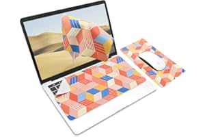 SenseAGE x ekax Microfasertuch Tastaturschutz mit attraktiv Bilder für 13 Zoll Laptop MacBook | 3 in 1 Mauspad, Bildschirmreiniger, Display-, Tastaturabdeckung | Notebook Schutztuch, Warm Orange