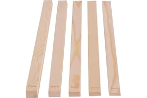 ANBOO 10 Pièces Outils De Poterie, Bâtons de Guidage de Roulement de Poterie, Tasseau Bois pour Poterie Épaisseur d'Argile Polymère