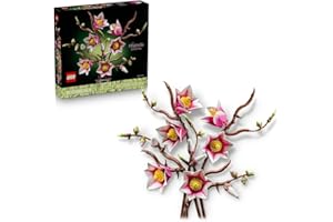 LEGO Botanicals Gałązki magnolii, prezent na Dzień Matki dla mamy i babci, kwiatowa dekoracja, zestaw klocków dla dorosłych, pomysł na prezent dla kobiet na urodziny lub parapetówkę 11510