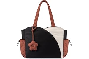 LOVEVOOK Shopper Tasche Damen, Leicht Puffer Taschen Tote Bag Handtaschen Arbeitstasche, Groß Laptoptasche Süß Tragetasche Schultertasche Lehrertasche für Arbeit Uni Schule Reise