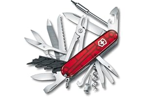 Victorinox nóż kieszonkowy Cyber Tool L (39 funkcji, pilnik metalowy, klucz do bitów, długopis, szczypce), czerwony