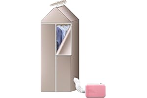 kyaoayo Sèche-linge électrique portable - Support d'intérieur 230 V 600 W - Mini séchoir à air chaud - Petit pour appartement, maison, voyage (doré)