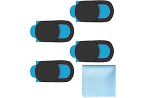 PELISPAN®️ Tapa Camara Portátil y Movil -Tapa Webcam para Portátil con Pañuelo Limpia Lente