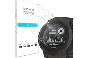 NEWZEROL 6 Pezzi Pellicola Protettiva Compatibile per Garmin Instinct 2, [Anti-Graffio] [Alta Risoluzione] [Senza Bolle] Pellicola Protettiva TPU Flessibile per Garmin Instinct 2
