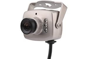ASTIBYM Mini 6LED Videocamere CCTV cablate Videocamera di sicurezza notturna Videocamera nascosta a infrarossi per comunità residenziale(AMICO)
