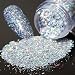 Born Pretty 10g Holo Laser Glitter Nail Sequins Shining Silver Hexagon Sparkle Glitter Flakes Powder Dust Tips Manicure Nail Art Decoration