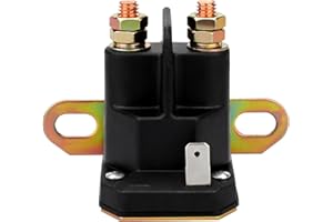 SOLLON 812-1211-211 Anlasserrelais Starterrelais Magnetschalter 12 V 3 Klemmen für Aufsitzmäher MTD 725-1426 925-1426 925-1426A 725-1426A 725-0771 925-0771 725-05333