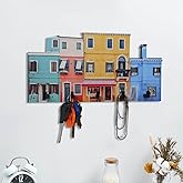 caju art & decoration Colorful Home Patterned Wooden Keychain Hol Antre Key Hanger
