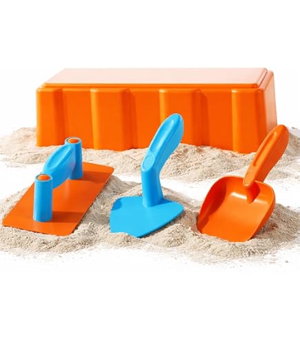 Ensemble de 3 pelles à sable en plastique ABS, de 40 cm de long, un ensemble d'outils de jardinage pour creuser