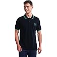 U.S. POLO ASSN. Men's Tipped Collar Pure Cotton Slim Fit Polo Shirt