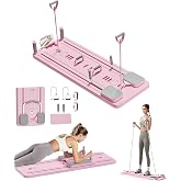Pilates Aleti &ndash; Zamanlayıcılı, Diren&ccedil; Bantlı &Ccedil;ok Ama&ccedil;lı Egzersiz Tahtası Telefon Tutacaklı