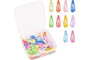 Cozlly 30 Piezas Pinza de Pelo para Niñas, 3CM Lindos Lunares Horquillas Infantiles, Clips de Pelo de Metal, Horquillas Pelo, Pernos de Pelo, Pinza para el Cabello, Accesorios Cabello para Niña Bebe