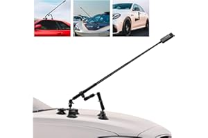 HAFOKO 8 w 1 Ssanie Samochód Uchwyt Zestaw z 47" Niewidzialny Selfie Stick kompatybilny dla Insta 360 X5,X4, X3, X2, X Kamera Ssanie Filiżanka Akcesoria Zgodny kompatybilny dla GoPro 12/11/10/9/8/7