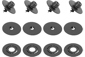 Anlseiod 12 Stück Fußmatten clips Befestigung & FußMatten Halte Kompatibel mit VW Audi Skoda Seat Ford Porsche Modelle 3C0864521