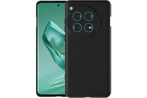 Foluu Zaprojektowane dla OnePlus 12 etui, do OnePlus 12 5G, silikonowe, odporne na wstrząsy etui na telefon z [miękką wyściółką z mikrofibry, odporna na zarysowania] do OnePlus 12 2024 (czarne)