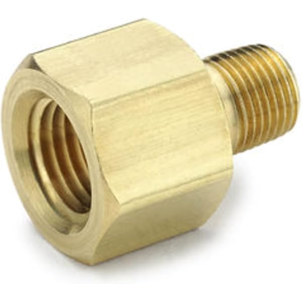 Anderson Metals 54048-1008 Brass Tube Fitting Half-Union – 5/8" Flare X 1/2" Male Pipe, Two-Piece