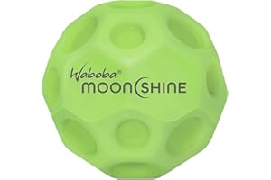 Waboba Moonshine Ball, Light Up Moon Ball, Hyper Bouncy Glow in The Dark, Extra Bounce Land Ball –