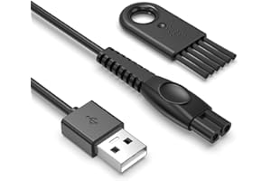 NICPOWER USB Ladekabel 5V Passend für Philips 360 QP2724, QP2824, QP2834, QP4631, BG5021, QP2734, QP1924, QP6552, BG3027, S3145, MG7910, X3001, X5004, S7887 Rasierer Elektrischer 1,5 M Kabel Ladegerät