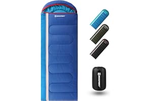 Bessport Sacco a pelo, Sacco a pelo per Adulti Zaino in Spalla, Leggero e Idrorepellente per Il Campeggio, l'escursionismo e l'outdoor in Inverno, Autunno, Primavera