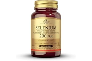 Solgar Selenium (Yeast-Free) 200 µg Tablets - Pack of 50 - Healthy Hair and Nails - Supports the Immune System - Vegan and Gluten Free