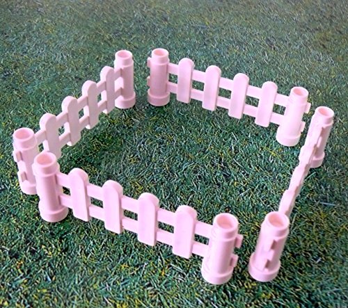 Preisvergleich Produktbild playmobil ® 4 Zäune - 9,5 cm Länge - für Weide Bauernhof - weiß