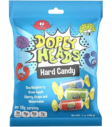 Dopey Heads Doozies Strawberry 20g (0.71oz) (Pack Of 24