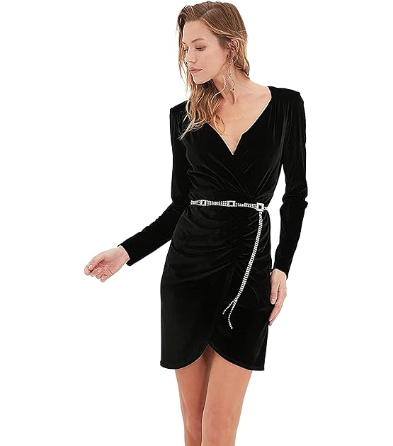 Damen Mini Bodycon Fitted Dress